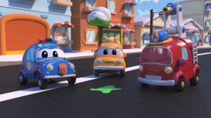 ПОЛИЦЕЙСКИЙ РОБОТ ловит ВОРА! | РобоСлияние - Супергерой спасает всех | Видео про машинки для детей