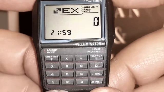 Casio Databank,calculator Watch Review,casio Data Bank