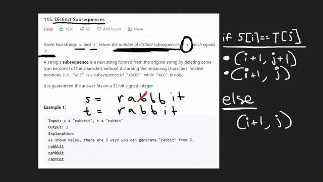 08 - Leetcode 115: Distinct Subsequences (RU) смотреть онлайн