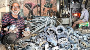 80 Лет Трудолюбия  Переделанный хэви-метал Процесс производства шестигранной гайки на заводе в Азии