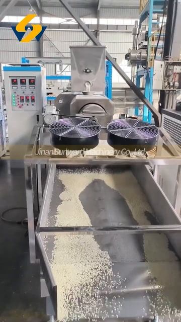 Fortified nutrition rice extruder machine artificial dal lentil couscous production plant смотреть онлайн