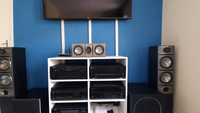 caixas acústicas Phase technology V12 + Pré Denon AVR-3313ci + Power Amplifier Kenwood KM-X1 смотреть онлайн