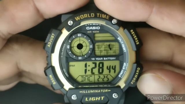 casio ae-1400wh watch time settings tutorial #watchservicebd смотреть онлайн