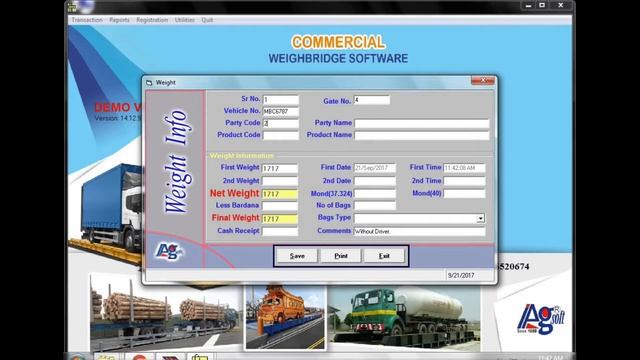 IAG Soft Commercial Weighbridge Software смотреть онлайн