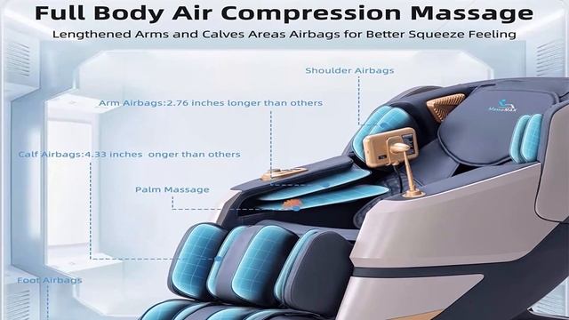 Top 5 Best 2023 4D Massage Chair, Reviews & Buying guide! [5 Different Brand] смотреть онлайн
