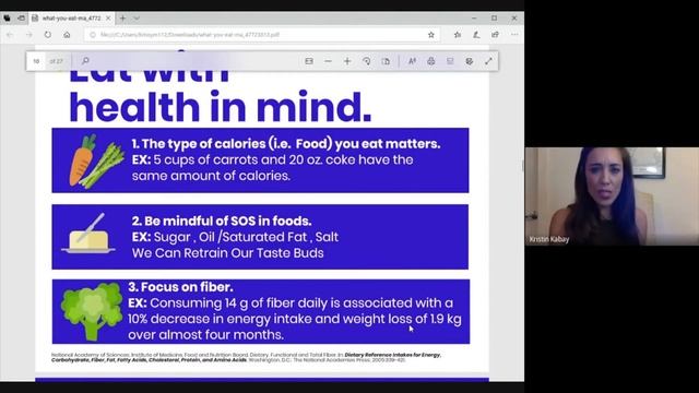Weight Loss Tips by Kristin Kabay, MS, RD смотреть онлайн