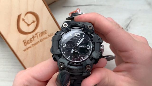 Відеоогляд годинника SKMEI GREY | Налаштування годинника | Бест Тайм смотреть онлайн