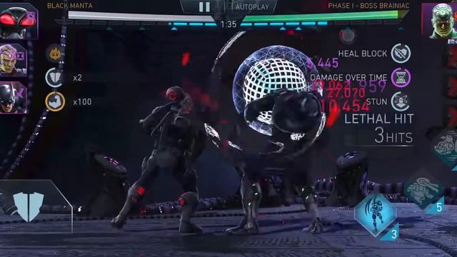 TIER 7 | BLACK MANTA VS P1 12.9 MILLION DAMAGE | INJUSTICE 2 MOBILE смотреть онлайн
