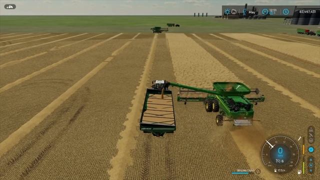 FS22 Big Fields XXL Harvesting Wheat And Picking Up Straw Courseplay, & Autodrive смотреть онлайн