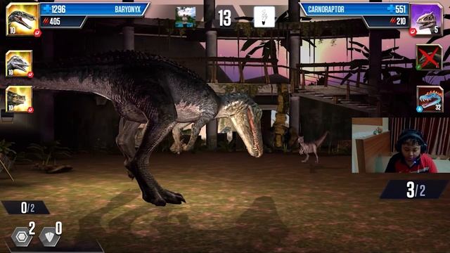 MENJADI NO 1 DI TOURNAMENT AILURARCTOS. JURASSIC WORLD THE GAME смотреть онлайн