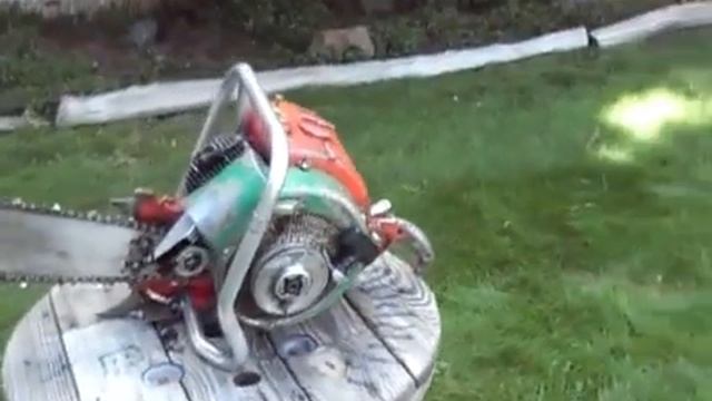 Vintage Homelite 8-29 Chainsaw 129cc 8 horsepower Running! Awesome power! смотреть онлайн