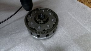 Снятие и ремонт корзины сцепления Yamaha mt 09 Tracer.