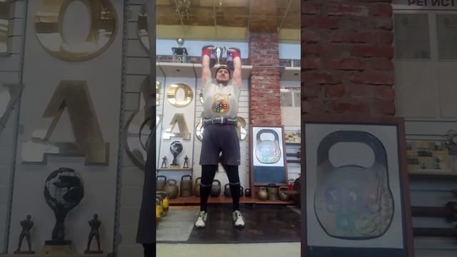 ЖИМ ДВУХ ГИРЬ ДЦ:20+20=40/3'(3');20+20=28/2'(2');20+20=15/1'.., подготовка к,,ЯНТАРНЫМ ГИРЯМ" смотреть онлайн