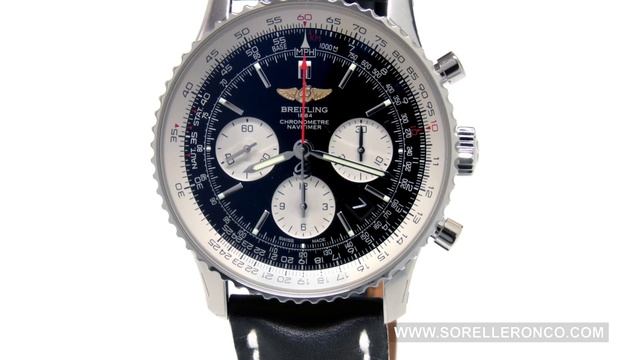 Breitling Navitimer 01 Chrono Black Dial 43 mm смотреть онлайн
