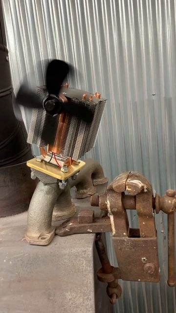 My Biggest Fan on Youtube #handmade #satisfying #art #vintage #ecofan #woodstove смотреть онлайн