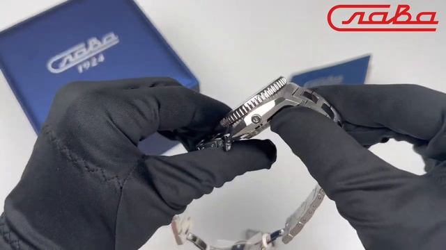 Механические с автоподзаводом часы Слава "Садко" 5000167/100-2427 смотреть онлайн