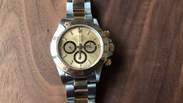 Vintage watches 1989 Rolex zenith Daytona ref16523 смотреть онлайн