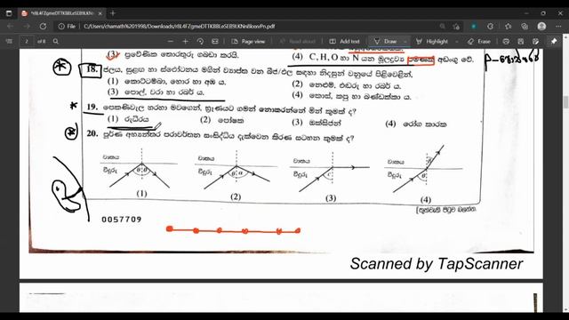 2020 G.C.E O/L science paper Answers | Part 1- MCQ | 2020 සාපෙළ විද්යාව බහුවරණ විවරණය | science o/ смотреть онлайн