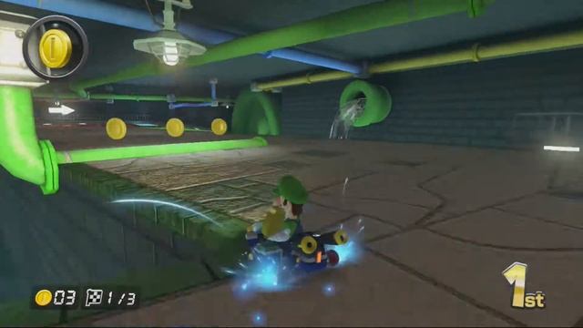 Mario Kart 8 Multiplayer (Match #34): 3DS Piranha Plant Slide [1080 HD] смотреть онлайн