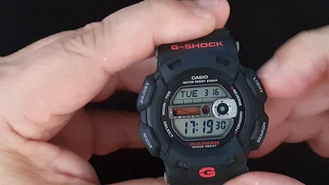 CASIO G-SHOCK G-9100 GULFMAN - DUAL ILLUMINATOR смотреть онлайн
