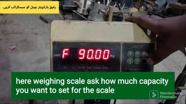 YH-T6 Weighing Scale Indicator Calibration/subtitle In English