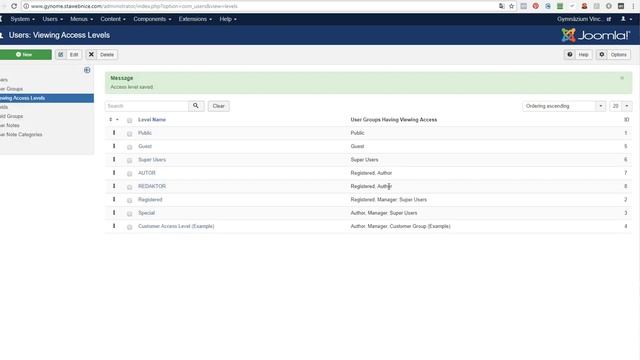 Joomla 3: Managing users, user groups and access levels смотреть онлайн