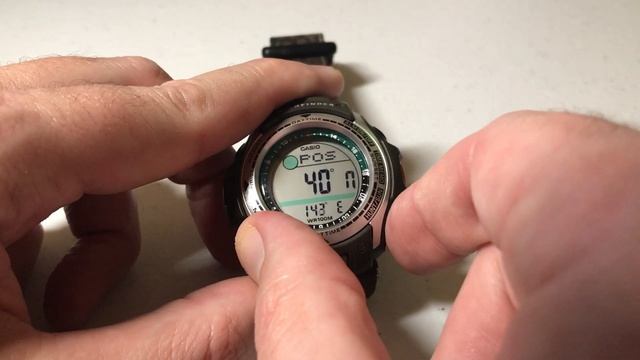 Casio Hunt Time Pathfinder PAS410B | Set Home Site Data смотреть онлайн