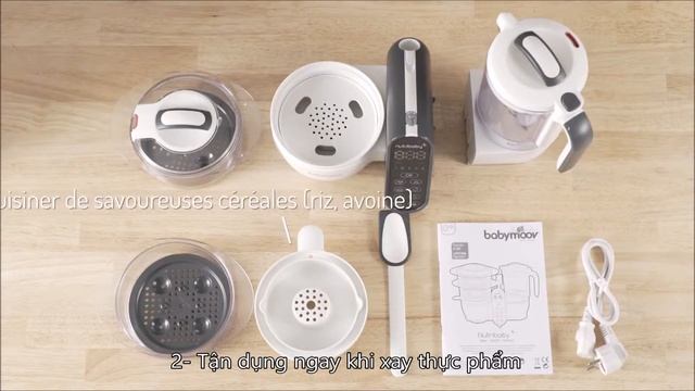 [BABYMOOV] Các bộ phận máy xay hấp đa năng 5in1 Nutribaby+ смотреть онлайн