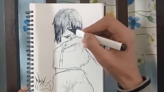 how to draw psychopath nobara from jujutsu kaisen смотреть онлайн