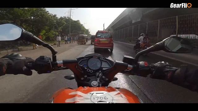 Shocking!! Bajaj Pulsar NS 125 - 1 ltr Mileage Test | Hindi | GearFliQ смотреть онлайн
