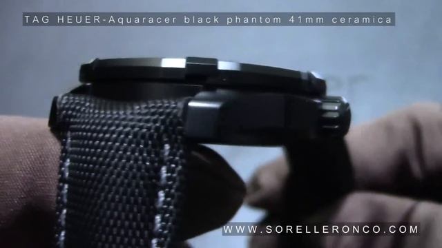 TAG Heuer Aquaracer Black Phantom 41mm Ceramic Baselworld 2015 смотреть онлайн