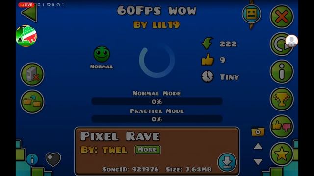 стрим по geometry dash тест 60fps смотреть онлайн