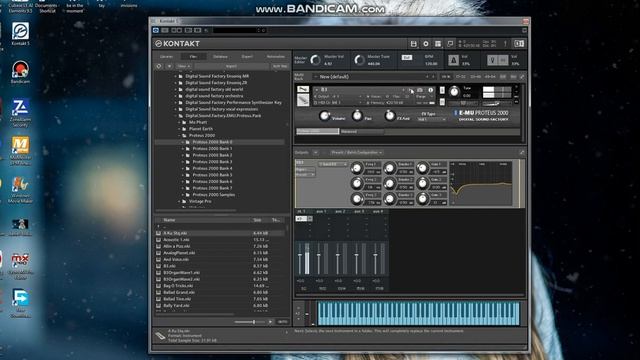 E-mu Proteus 2000 - sample library demo смотреть онлайн