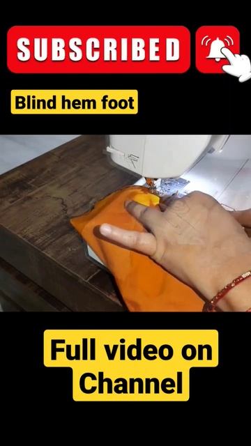 How to use Blind Hem Foot | Blind Hem Foot ko kaise use karein #dressdesign #sewing #stitching смотреть онлайн