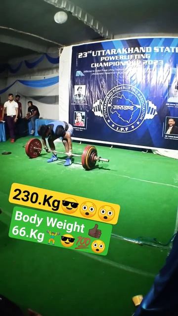 230.Kg Deadlift 🇮🇳 weight 66.Kg😎 Convenational #Lift#shorts #powerlifting#viralshort #youtubeshorts смотреть онлайн