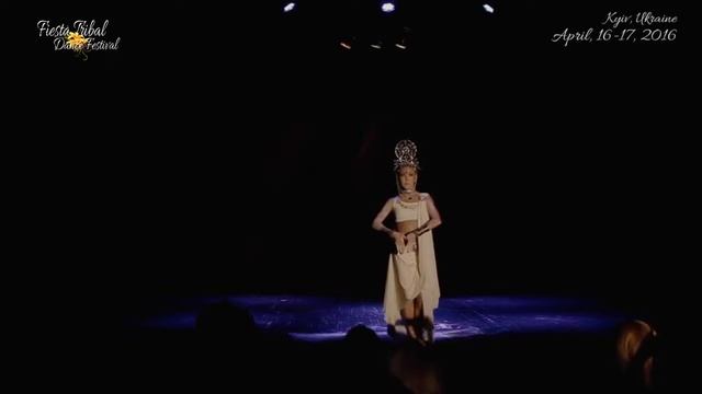 "Moonlight'' by Valeriia Sintsova - ''Fiesta Tribal Dance Fest in Kiev 2016 смотреть онлайн