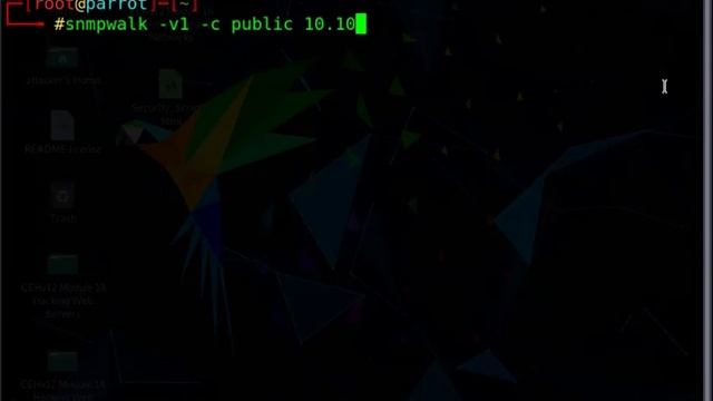 CyberQ CEHv12 Mod004 LAB02 Task 3: Perform SNMP Enumeration using SnmpWalk смотреть онлайн