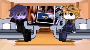 'Реакция Сенчоуса и Дяди Сани на коллаборацию „Паутина Твитча“.' ‹Чит.опис!›