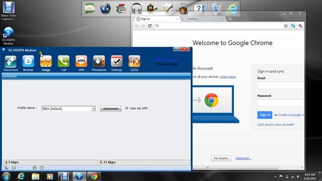 Net-Gateway D72sv on Idea 3G Network смотреть онлайн