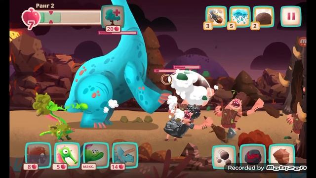 Получаем Брахио в игре Dino Bash смотреть онлайн