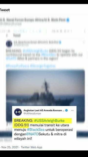 ingin terus panasi Rusia, AS kirim 10 kapal perang ke Laut Hitam смотреть онлайн