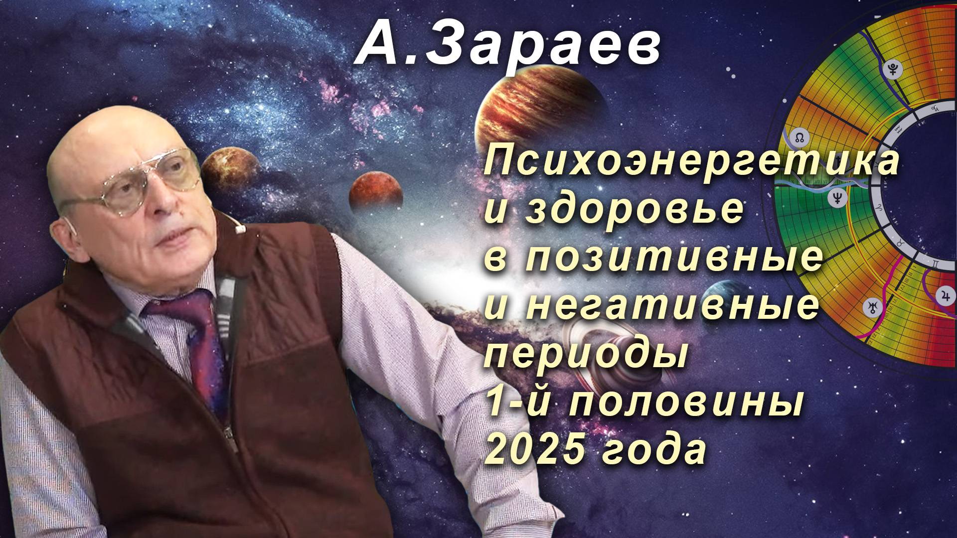 ПСИХОЭНЕРГЕТИКА И ЗДОРОВЬЕ В ПОЗИТИВНЫЕ И НЕГАТИВНЫЕ ПЕРИОДЫ ПЕРВОЙ ПОЛОВИНЫ 2025 ГОДА • А. ЗАРАЕВ смотреть онлайн