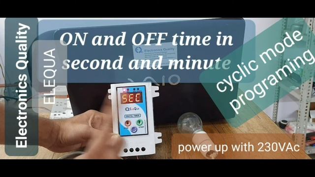Universal cyclic timer, fogger timer, second and minute both option, смотреть онлайн
