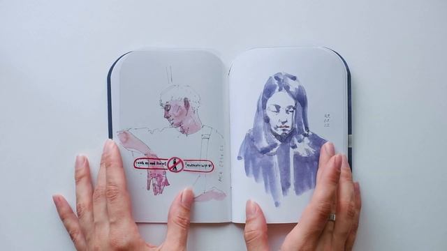 ЗИН "Метроскетчи": рисовала людей в метро и сделала из этого книжку смотреть онлайн