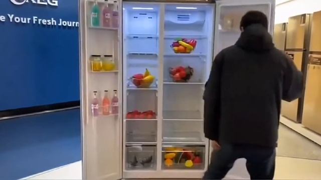 KEG•KEYCOOL side by side refrigerator смотреть онлайн
