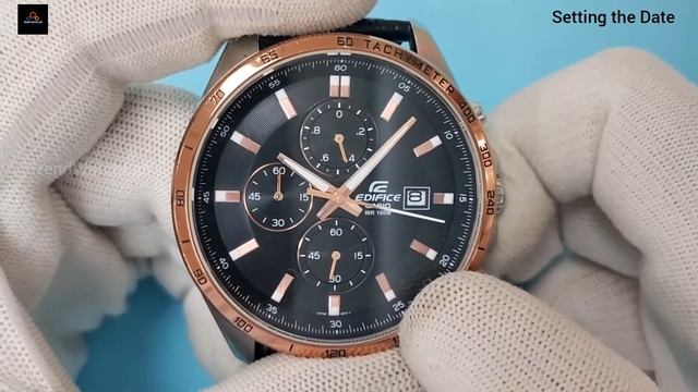 How to set Time and Stopwatch reset on Casio Edifice EFR-512 (5244). TrendWatchLab смотреть онлайн