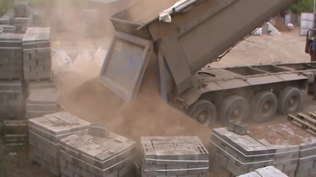 Разгрузка керамзита смотреть онлайн