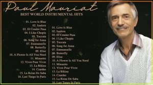 Paul Mauriat Best World Instrumental Hits  💖 Paul Mauriat Greatest Hits Album 2021