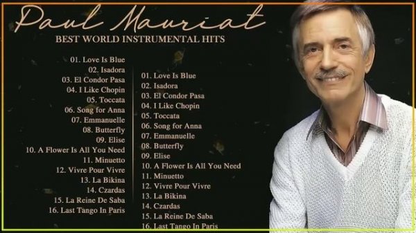 Paul Mauriat Best World Instrumental Hits  💖 Paul Mauriat Greatest Hits Album 2021