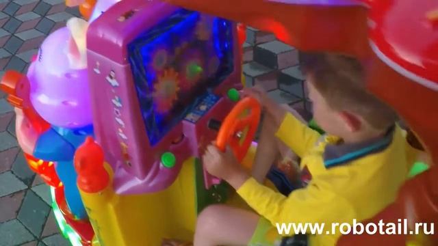 Автомат качалка "Веселые зверята" смотреть онлайн